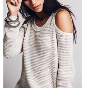 Free People Sunrise Pullover in Cream